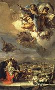 Giambattista Tiepolo Hl. Thekla erlost Este of the plague France oil painting artist